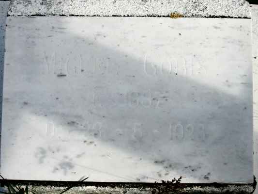 Detail of Grave of GOLDRIS, Miguel