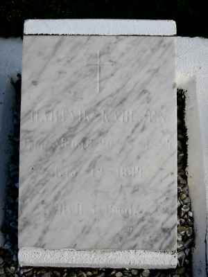 Detail of Grave of KARLSEN, Hartvik