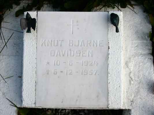 Detail of Grave of DAVIDSEN, Knut Bjarne