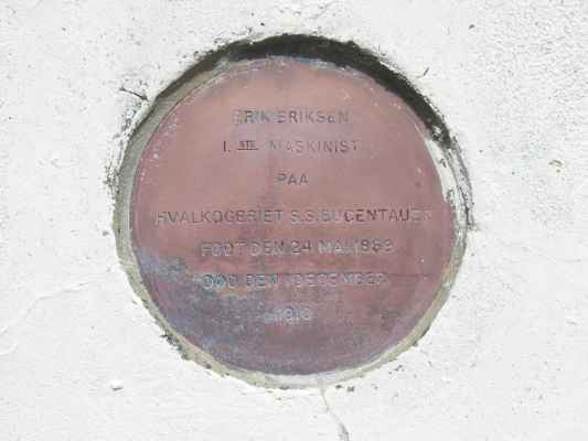 Detail of Grave of Erik Eriksen