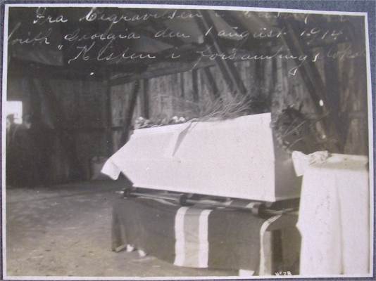 RASMUSSEN LIE, Hans Jorgen, lying in state
