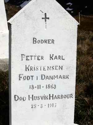 Detail of Grave of KRISTENSEN, Petter Karl
