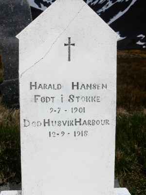 Detail of Grave of HANSEN, Harald