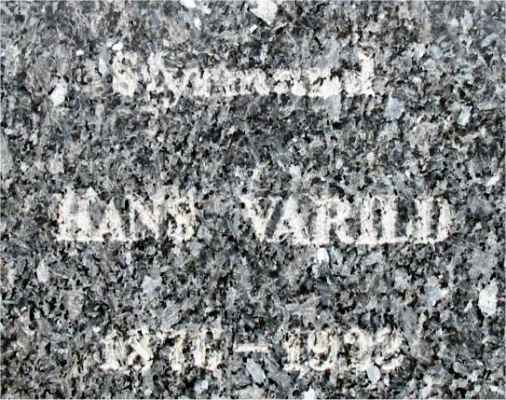 Detail of Grave of ANDERSEN, Hans Jacob