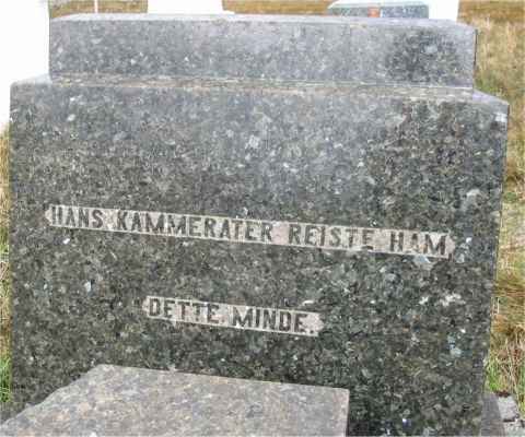 Detail of Grave of OLAFSEN, Aksel
