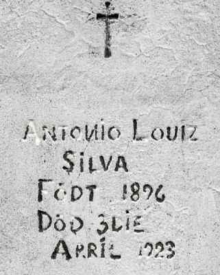 Detail of Grave of SILVA, Antonio Louiz